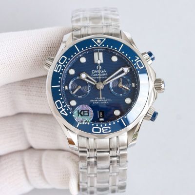 TVS Factory Omega Seamaster 300m 44mm 9900 Movement Stainless Steel Strap Ceramic Bezel Men Replica Watch
